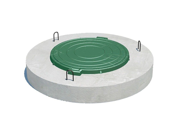 Бетонные крышки для колодцев